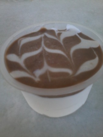 Sorvete de Creme com Brigadeiro ou Doce de Leite com paçoca